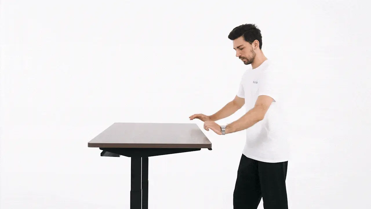 L-Shaped Lift Desk Frame