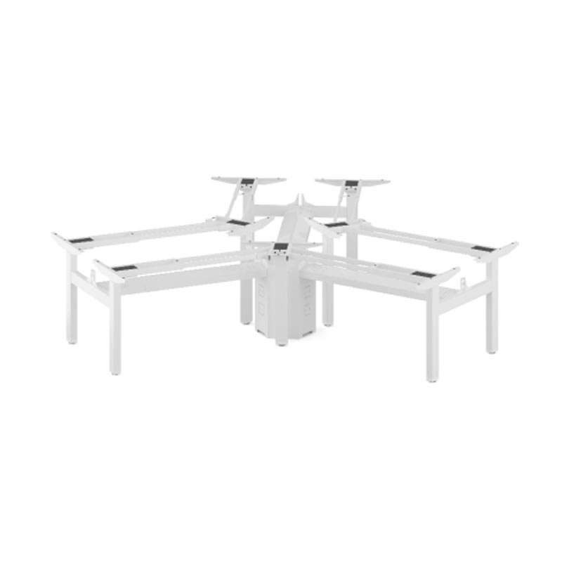 L-Shaped Lift Desk Frame