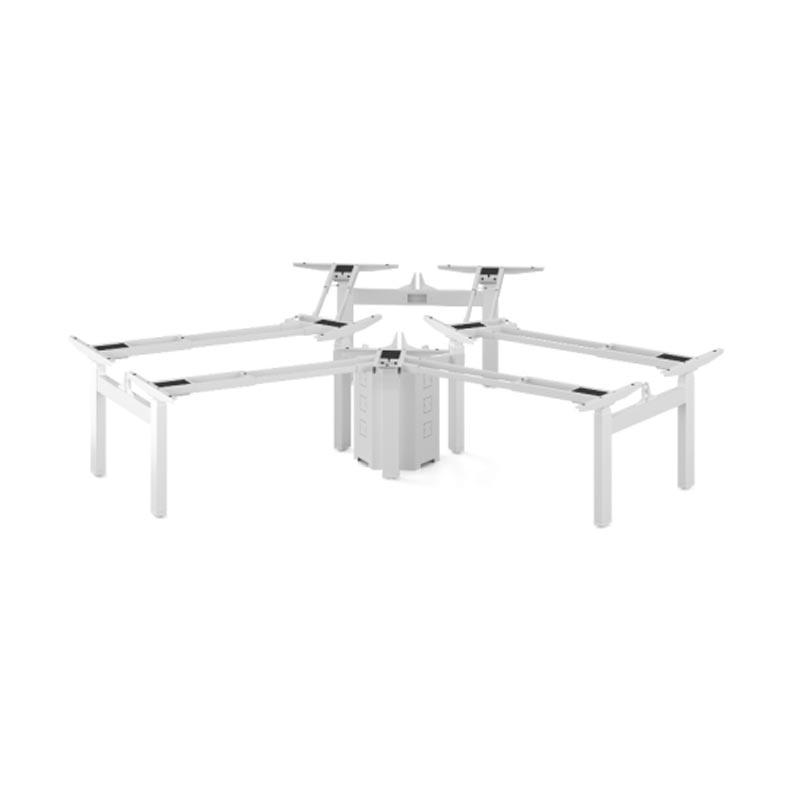 L-Shaped Lift Desk Frame