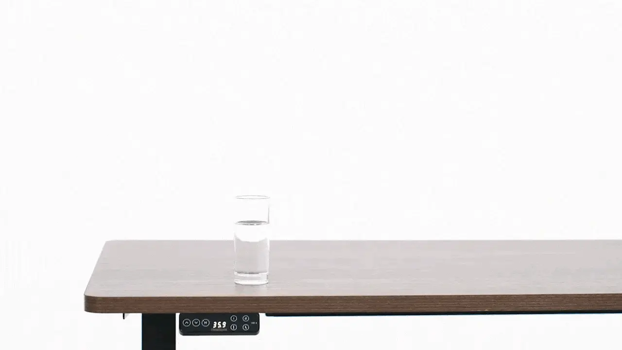 L-Shaped Lift Desk Frame